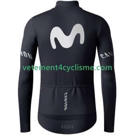 Homme Maillot vélo Manches Longues Movistar Team 2025